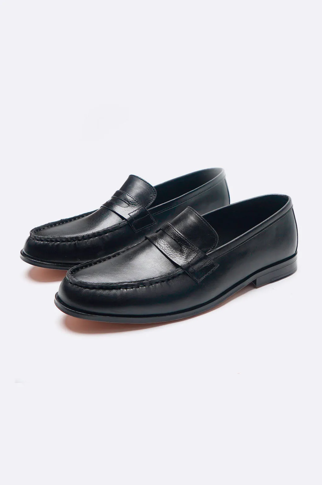 1654 BKA Black Loafers