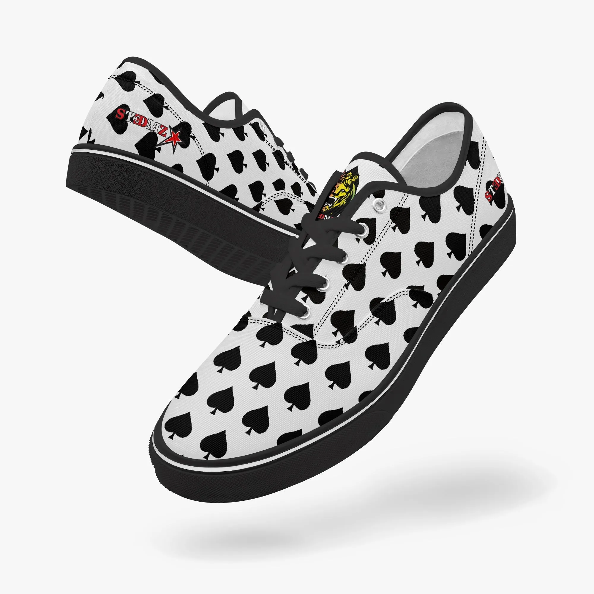 Aces Black - Canvas Low Top