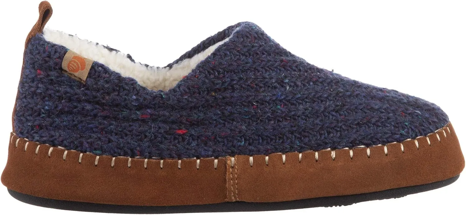 Acorn Women's Camden Recycled Moccasin Slippers with Berber lining