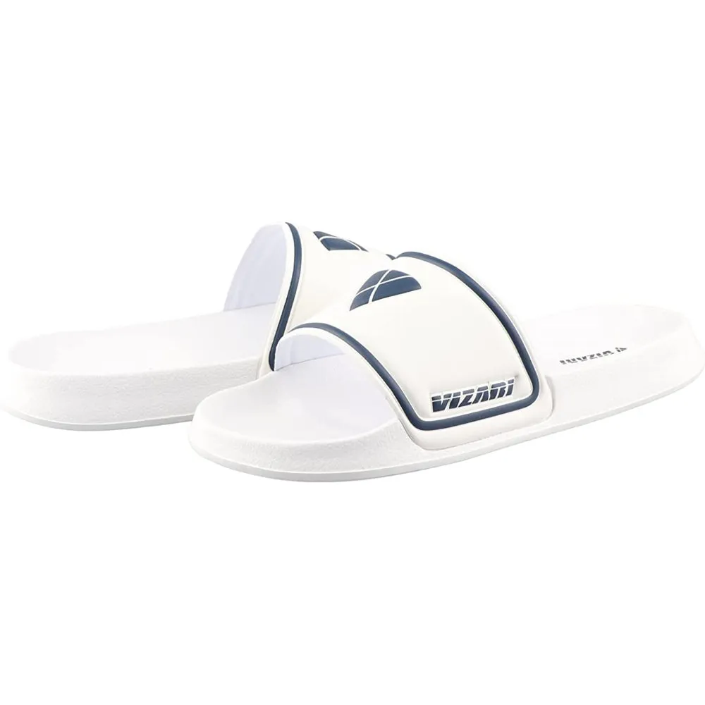 Adult Soccer Slide Sandals - White