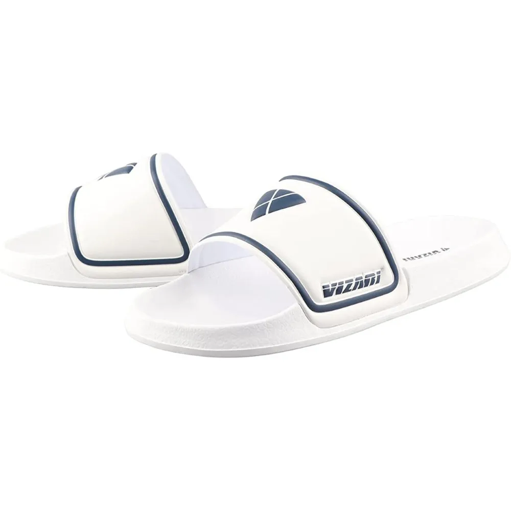 Adult Soccer Slide Sandals - White