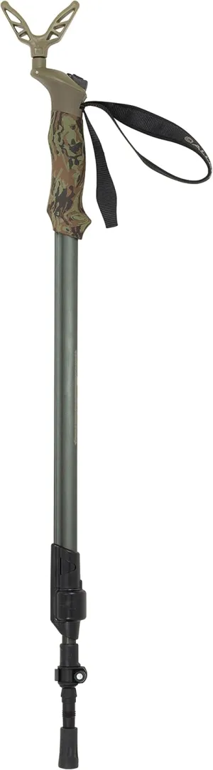 Allen Company Axial EZ-Stik Shooting Stick - Adjustable Rifle Rest - Monopod for Hunting and Scope Zeroing - Portable Rest for Rifles - Extends From 33"-61", Green
