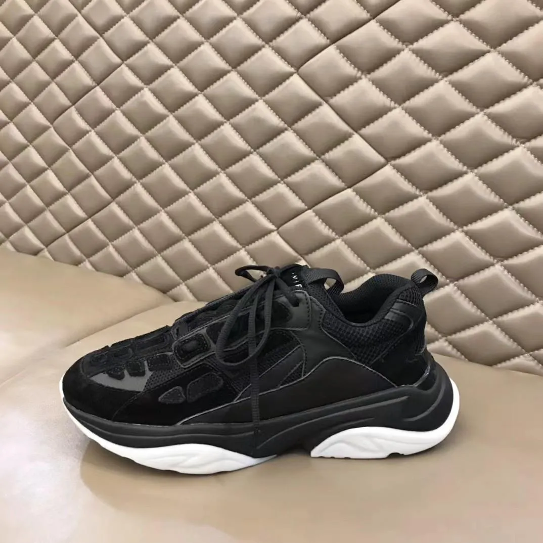 AMIRI || Men's Bone Runner Sneakers in Black