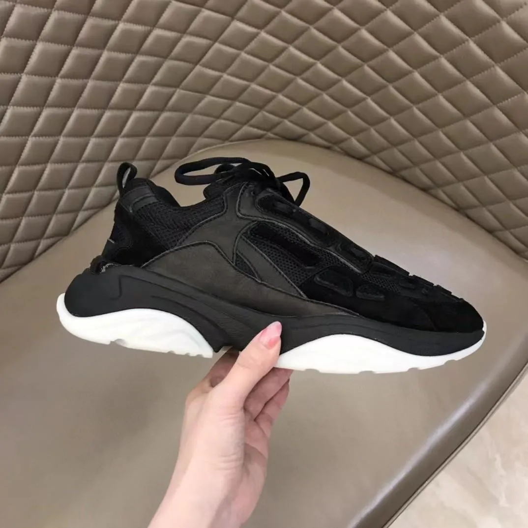 AMIRI || Men's Bone Runner Sneakers in Black