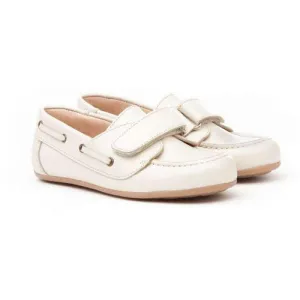 Angelitos Leather Boat Shoe Velcro