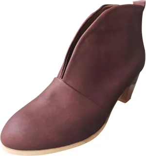 Ankle Boots for Women Fashion V Cut Ankle Booties Pointed Stacked Mid Heel Boots Cowboy Boots Winter Shoes