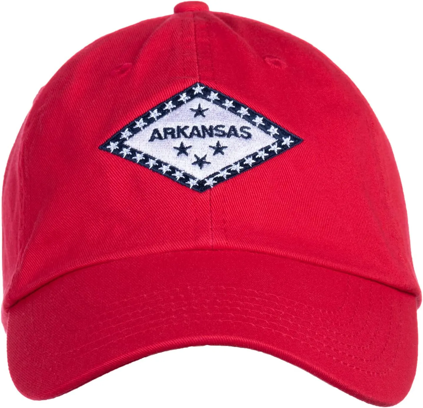 Ann Arbor T-shirt Co. American 50 States Pride Flag Baseball Low Profile Dad Hat for Men Women