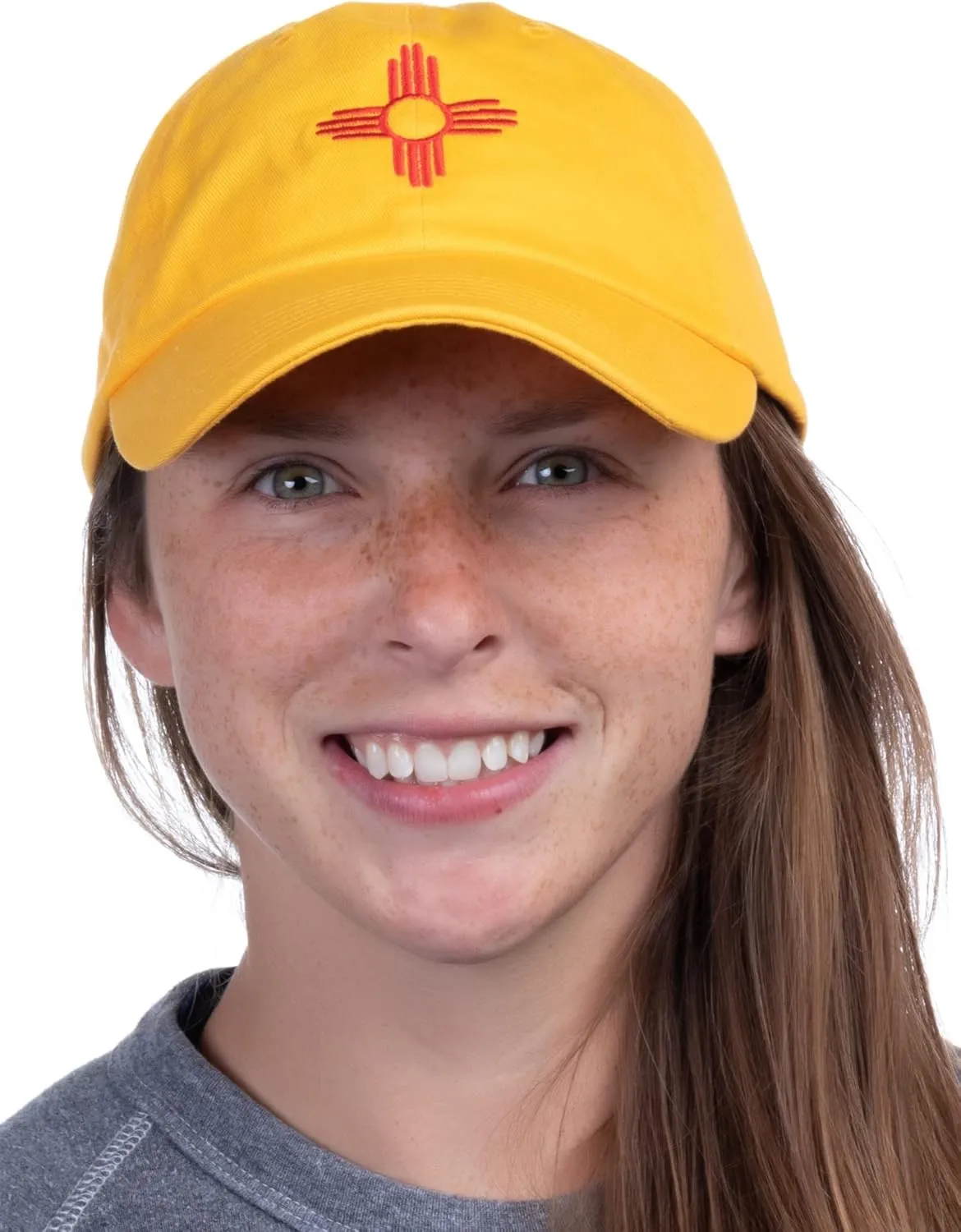 Ann Arbor T-shirt Co. American 50 States Pride Flag Baseball Low Profile Dad Hat for Men Women