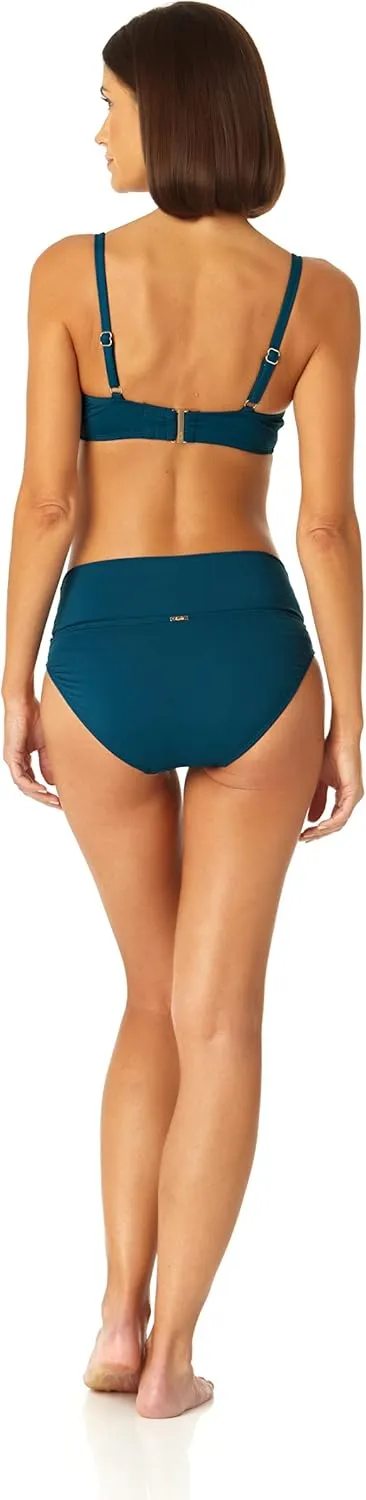Anne Cole Women's Standard V Wire Elongated Underwire Bikini Top