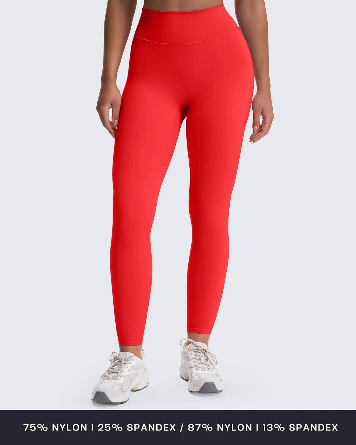 Aoxjox High Waisted Workout Leggings for Women Trinity Yoga Pants 26.5"