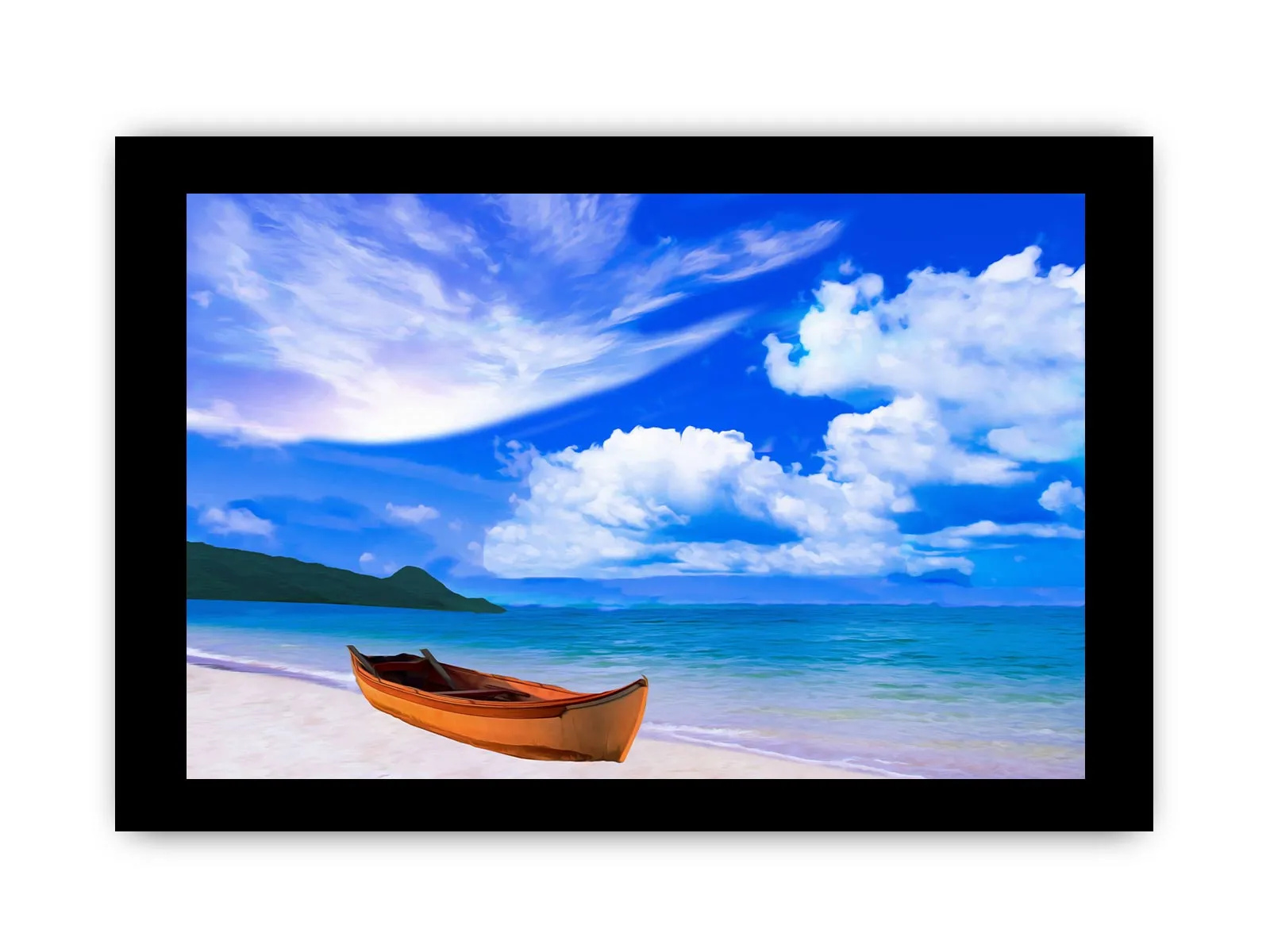 Beach Boat  Painting