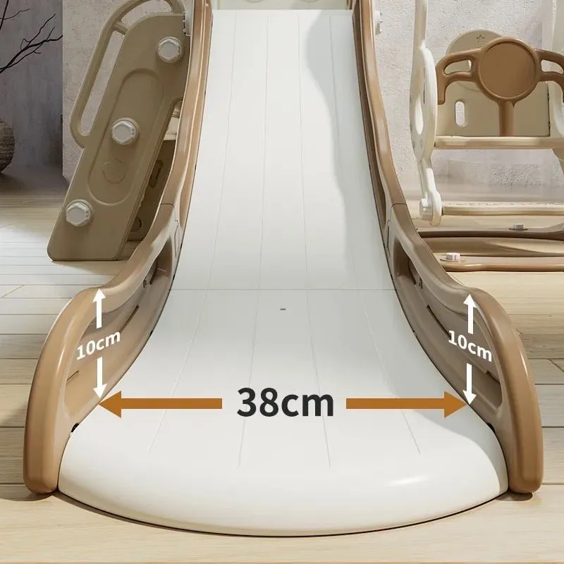 Bear 3 in 1 Slide & Swing Mocha Color Indoor And Outdoor