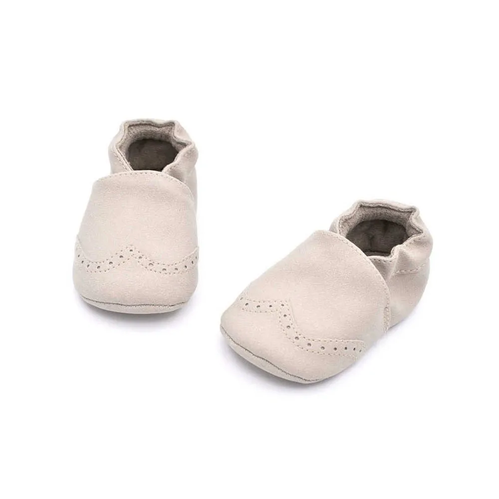 Beige Baby Moccasins