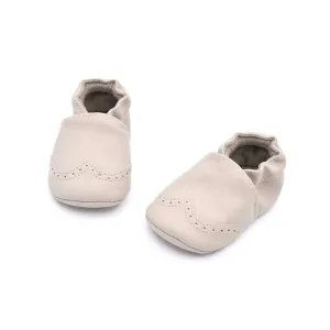 Beige Baby Moccasins