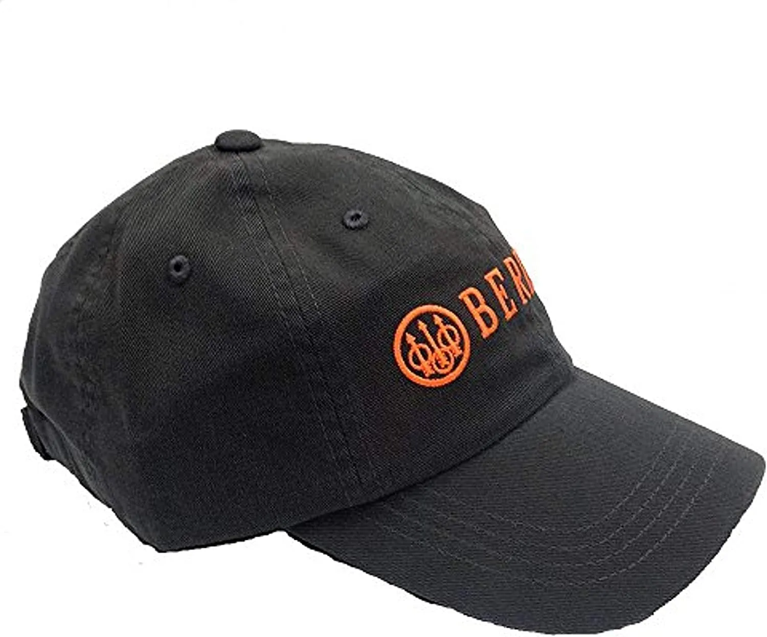 Beretta Men's Adjustable Cotton Twill Hunting Outdoor Casual Hat with Embroidered Beretta Trident logo - One Size Fits Most