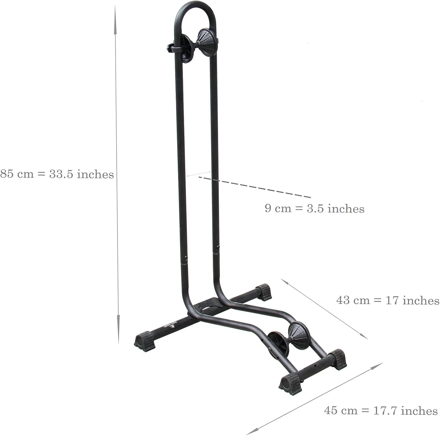 BikeHand Bike Floor Stand Parking Rack Stand - for 24"-29" Mountain MTB & Road Bikes Bicycles Indoor Outdoor Garage Storage - Classic for 3 Bikes