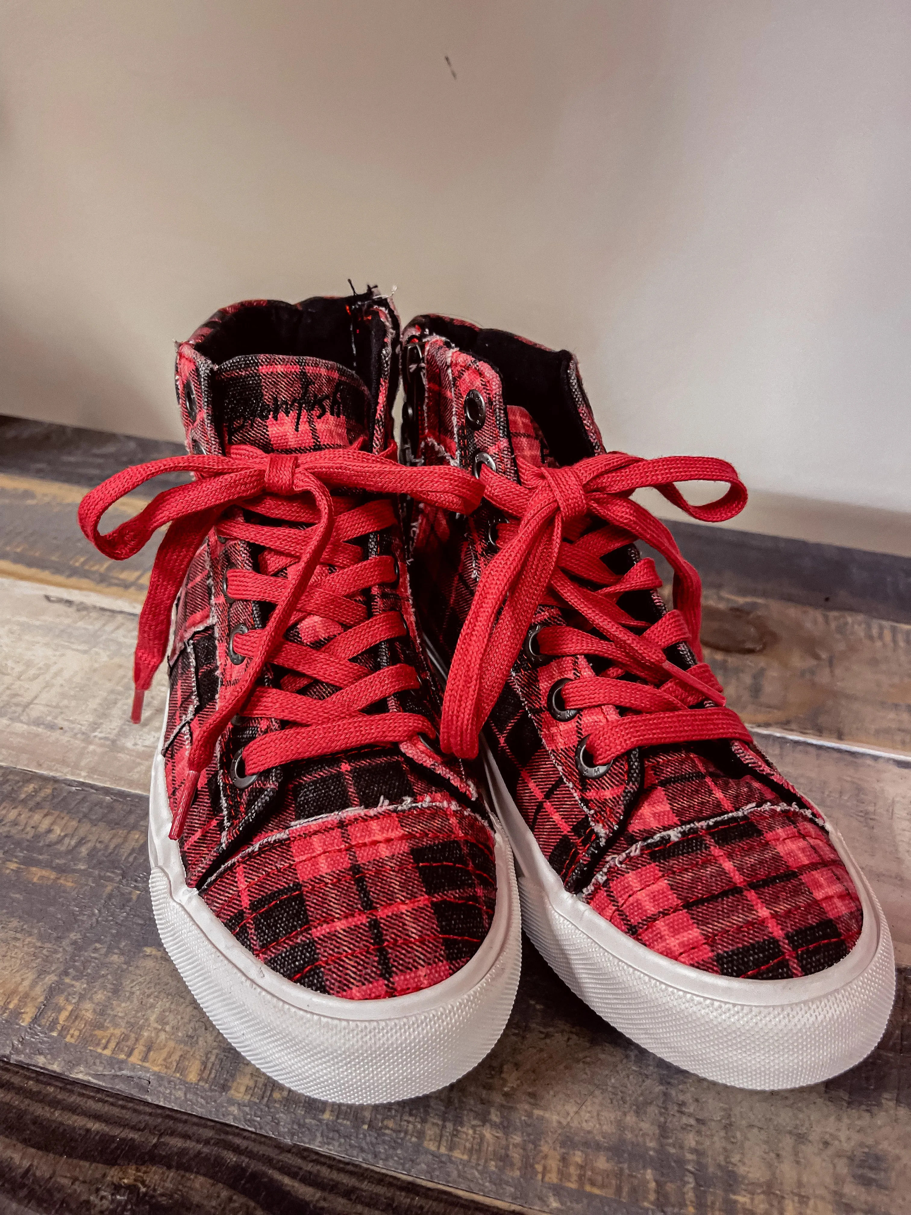 Blowfish Red Grand Canyon Plaid Memphis Sneaker