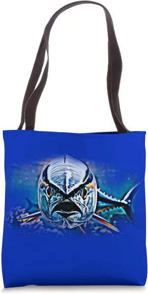 Bluefin Tuna Fishing Gear - Saltwater Fisherman Bluefin Tuna Tote Bag
