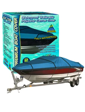 Boat Cover Canvas fits 5.2m - 5.8m