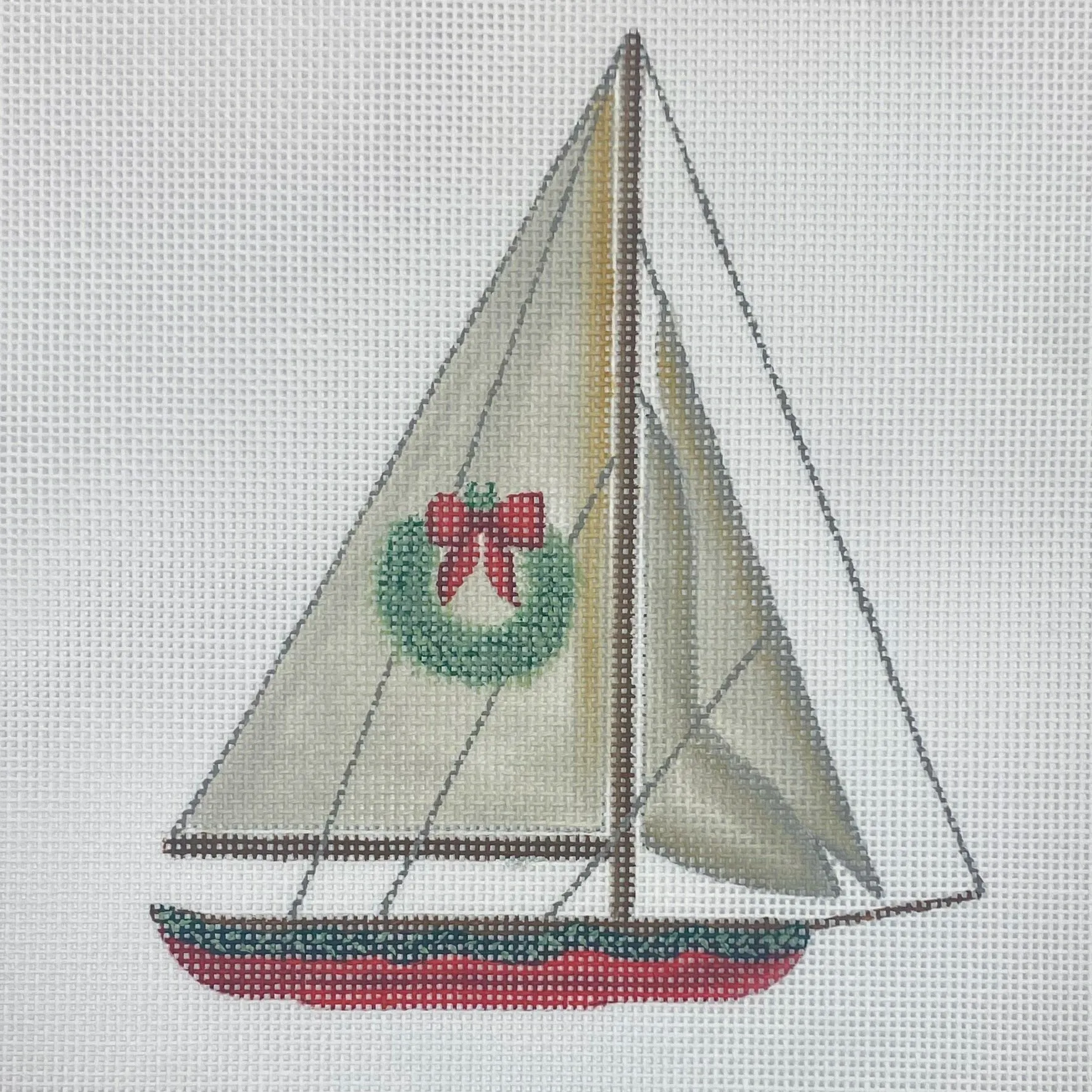 Boat With Wreath