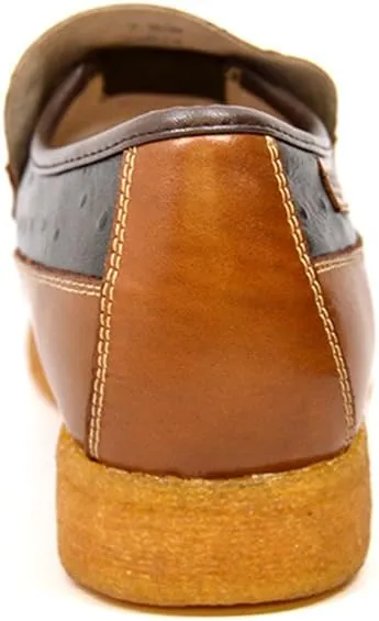 British Collection Harlem Ostrich & Leather Men Shoes
