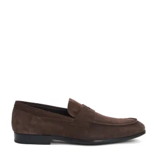 Brown Suede Moccasin