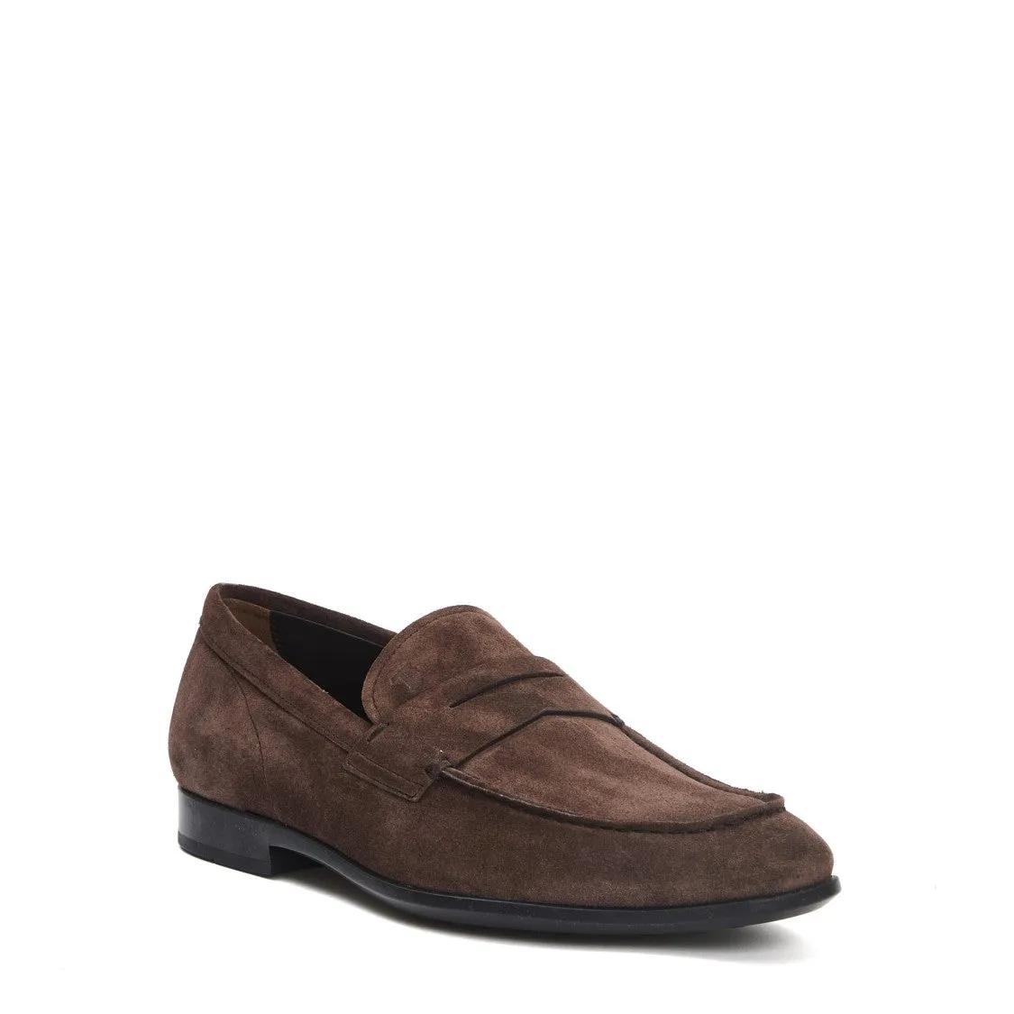 Brown Suede Moccasin