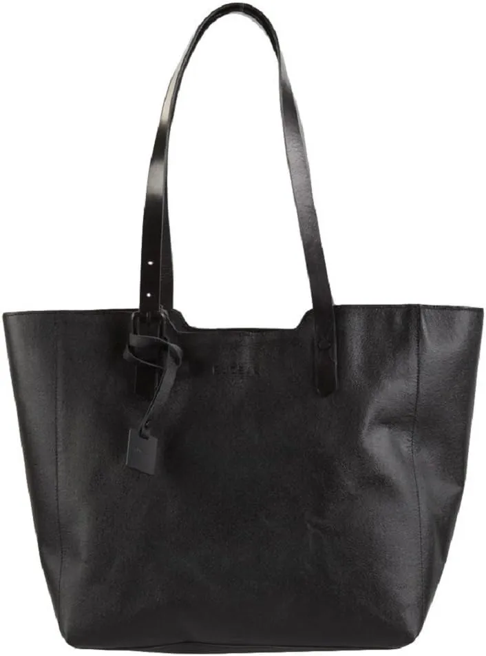 Calandra Shoulder Tote (Black)