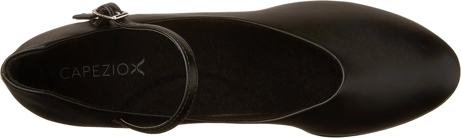 Capezio Women's Jr. Footlight Character Shoe,Black,10 W US