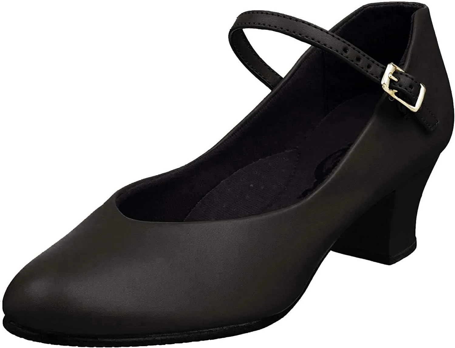 Capezio Women's Jr. Footlight Character Shoe,Black,10 W US