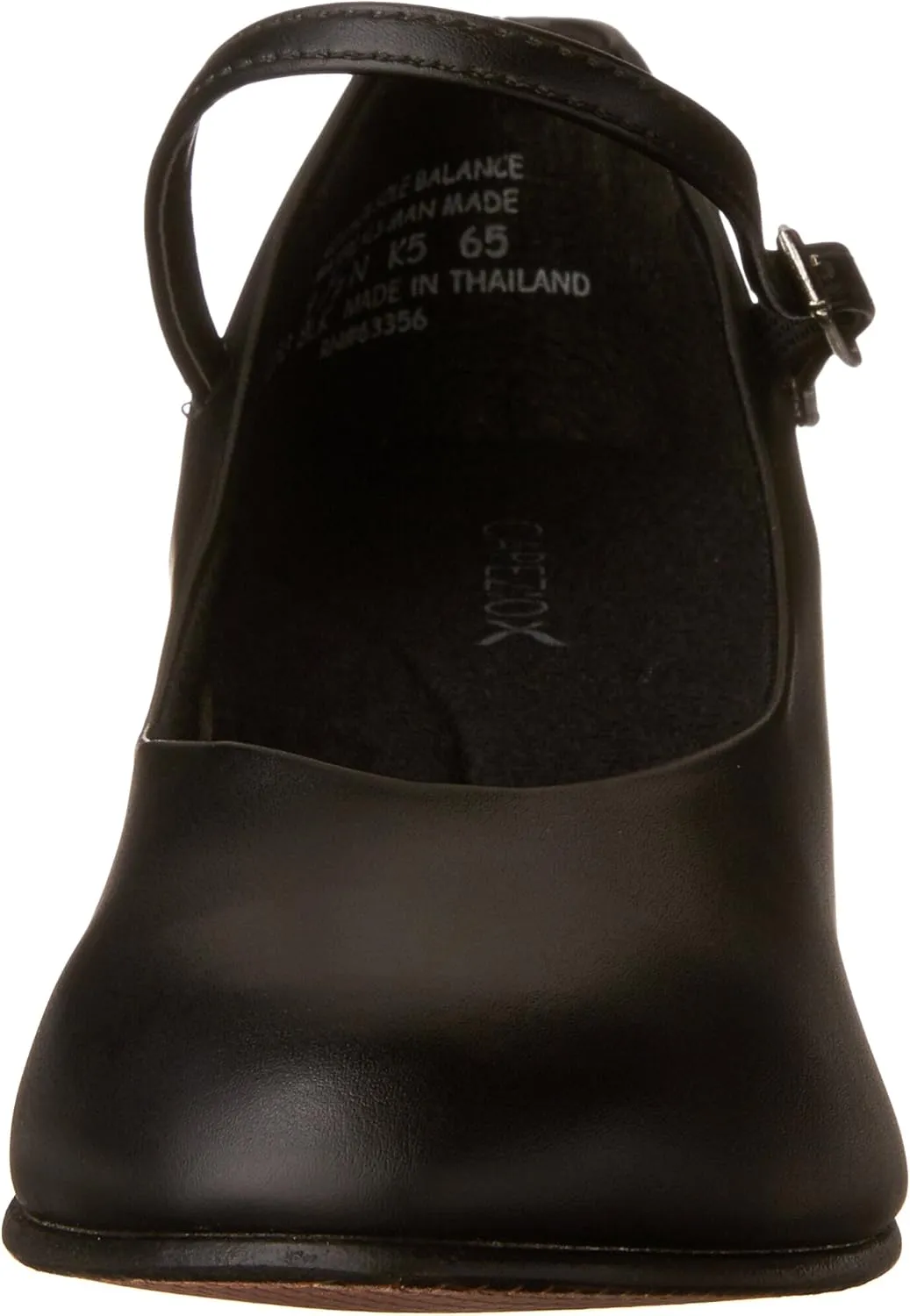 Capezio Women's Jr. Footlight Character Shoe,Black,10 W US