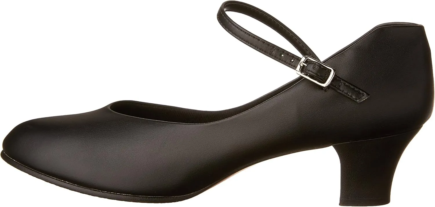Capezio Women's Jr. Footlight Character Shoe,Black,10 W US
