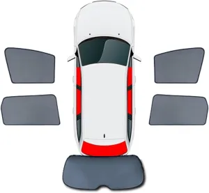 Car Window Shades for Suzuki Vitra 2014-2019, Breathable Mesh Sun Shield Car Window Shade Sunshades Privacy Curtains Heat Block Car Side Window Sun Shade,5pcs Wholecar