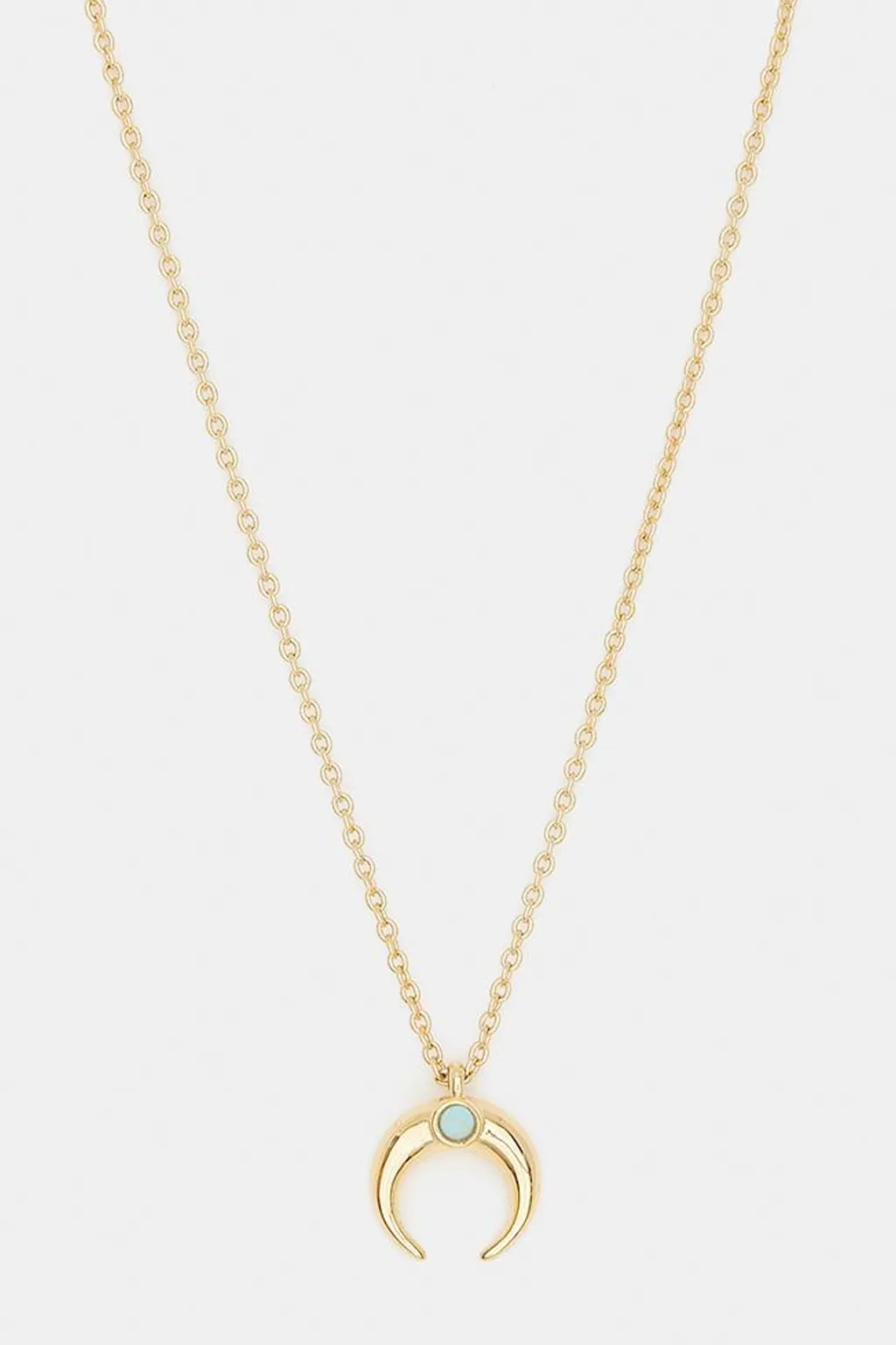 Cayne Crescent Charm Adjustable Necklace