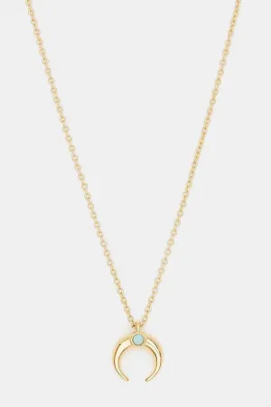 Cayne Crescent Charm Adjustable Necklace