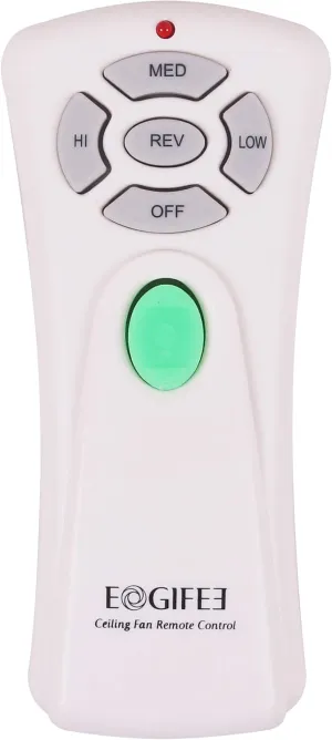 Ceiling Fan Remote Control with Reverse, Light Dimmer, 3 Speed Adjustable Control of Replacement of Hampton Bay CHQ7080T UC7080T Remote Control Only Remote