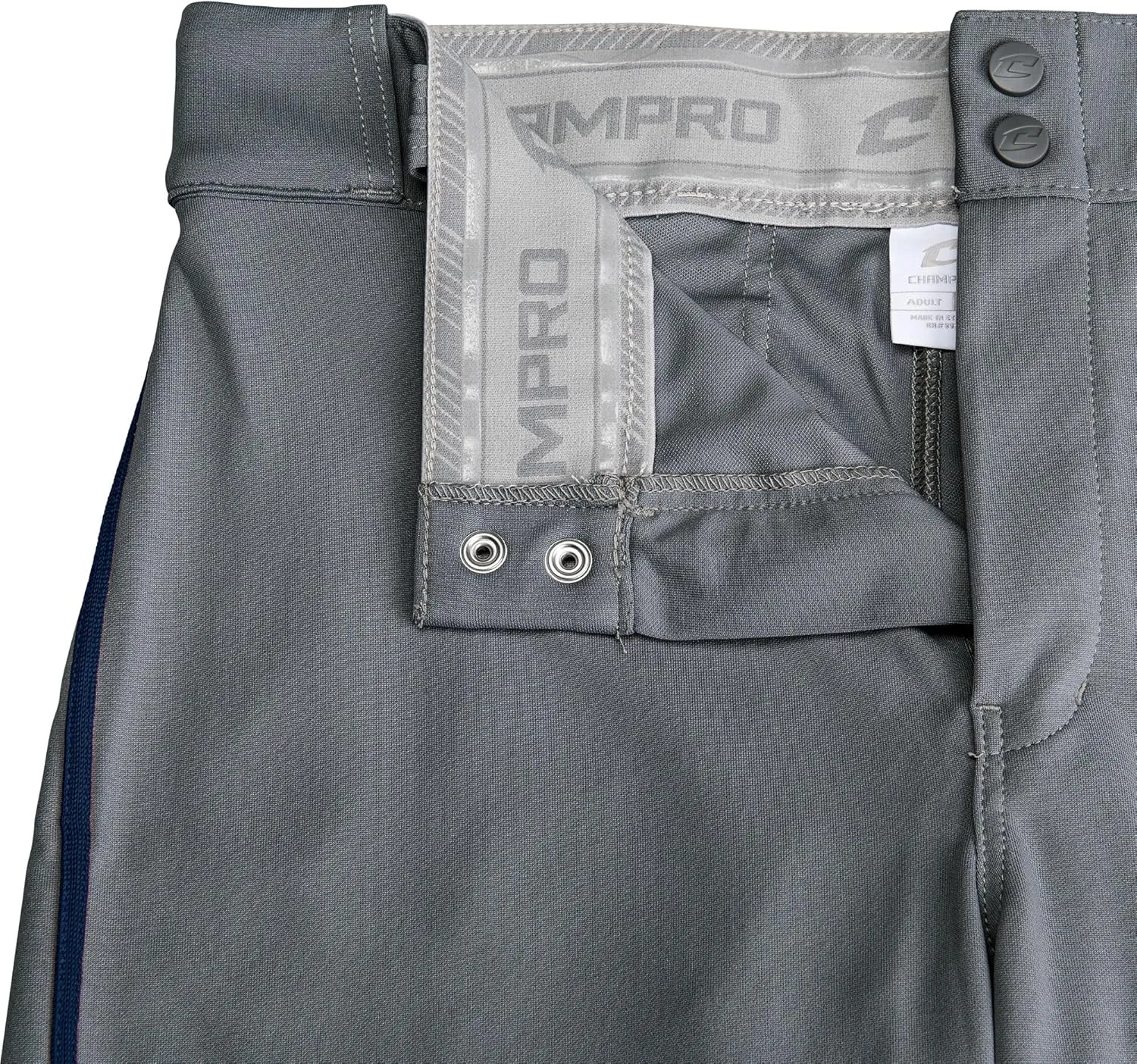 CHAMPRO Men's Triple Crown 2.0 Open Bottom Baseball Pants with Braid