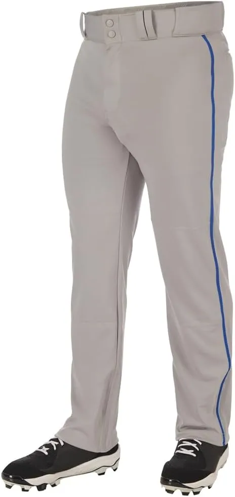 CHAMPRO Men's Triple Crown 2.0 Open Bottom Baseball Pants with Braid