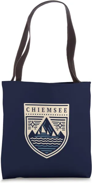 Chiemsee Deutschland | Chiemsee Lake Bavaria Germany Badge Tote Bag