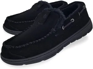 Clarks Venetian Suede Exclusive event Fur Slippers Black Moccasin Positive testimonials Outdoor Indoor Faux Lining