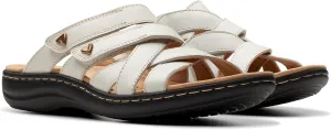 Clarks Womens Laurieann Bali Strappy Open Toe Slide Sandals