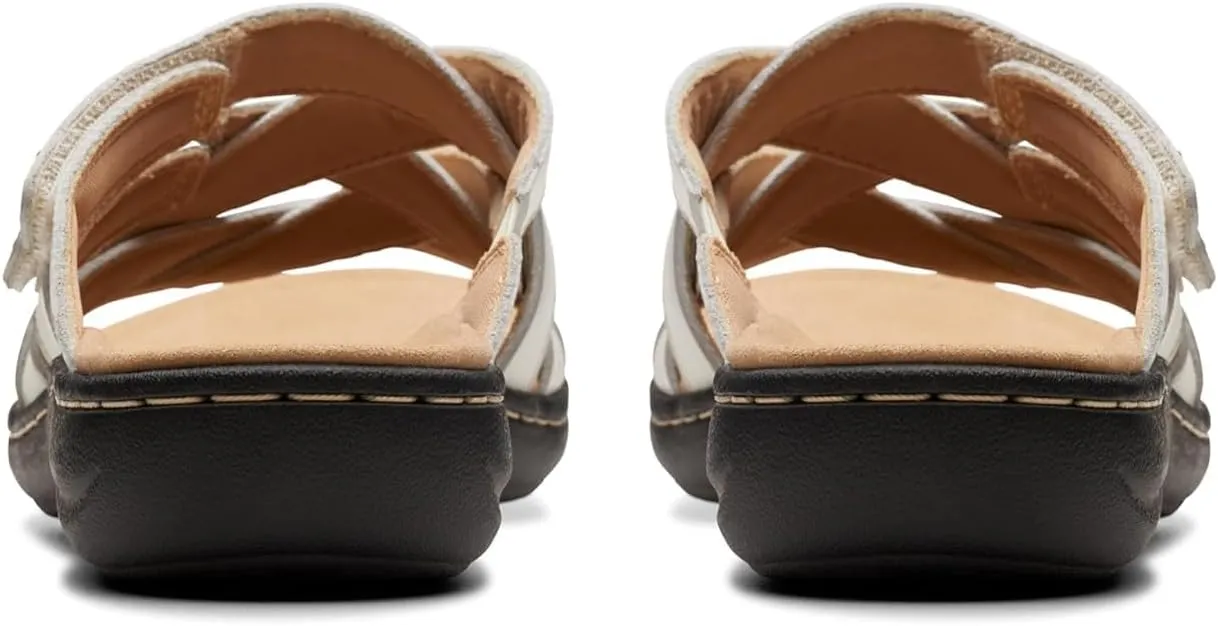 Clarks Womens Laurieann Bali Strappy Open Toe Slide Sandals