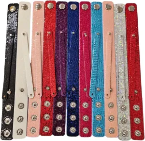 CLGIFT Set of 12 Silver Rhinestone 8mm Slide Letter for Jewelry/Crafting/Making Charm Bracelets/Necklaces/Wristbands/DIY Jewelry (E) (Glitter Faux Snake Leather)