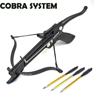 Cobra System Self Cocking Pistol Tactical Crossbow, 80-Pound