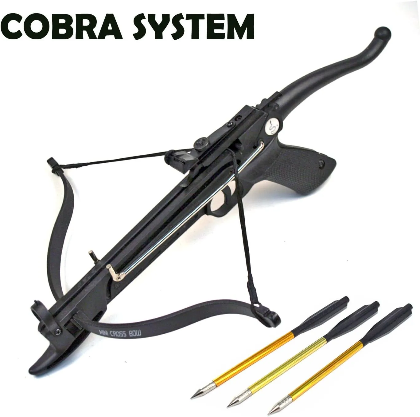 Cobra System Self Cocking Pistol Tactical Crossbow, 80-Pound