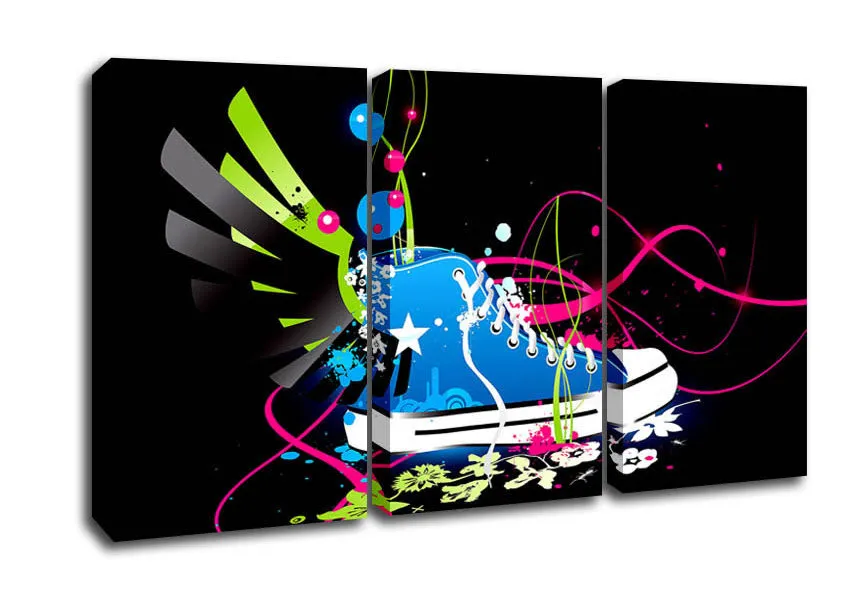 Colourful Converse Shoe