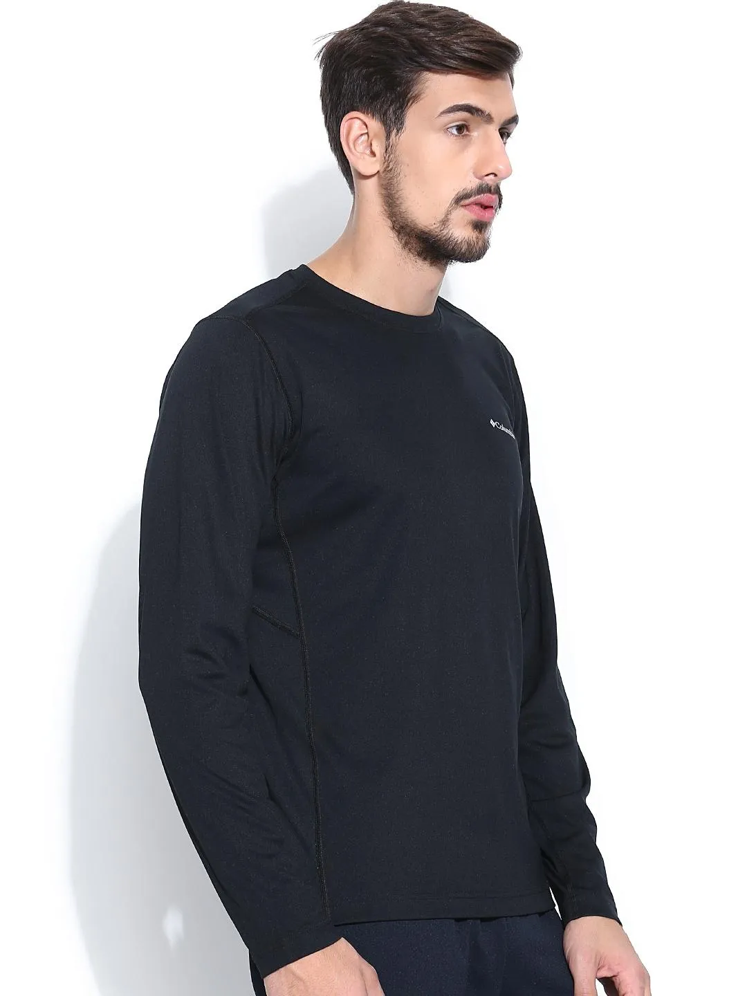 Columbia Men Black Midweight II Long Sleeve Baselayer Top (Non Returnable)