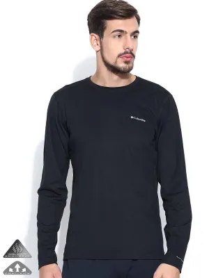 Columbia Men Black Midweight II Long Sleeve Baselayer Top (Non Returnable)
