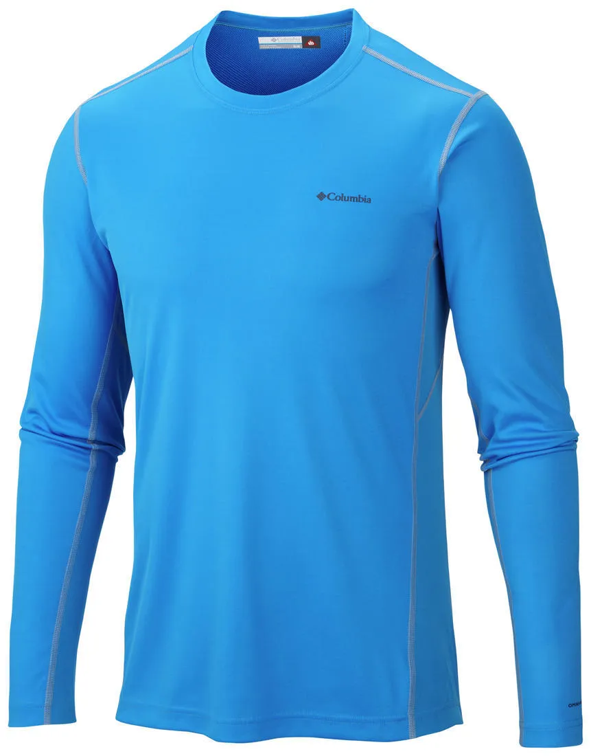 Columbia Men Blue Midweight II Long Sleeve Baselayer Top (Non Returnable)