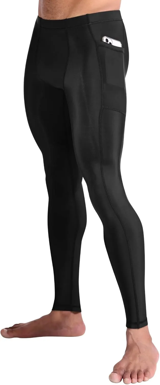 CompressionZ Men's Compression Pants for Workout, Sports|Base Layer Running Tights Leggings